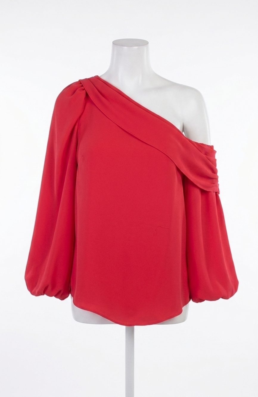 NEW TRINA TURK astronomical top in mars red
